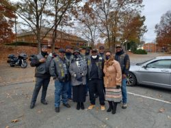 Cycle Kings with ESR leadership after donating to ESR clients for Thanksgiving
