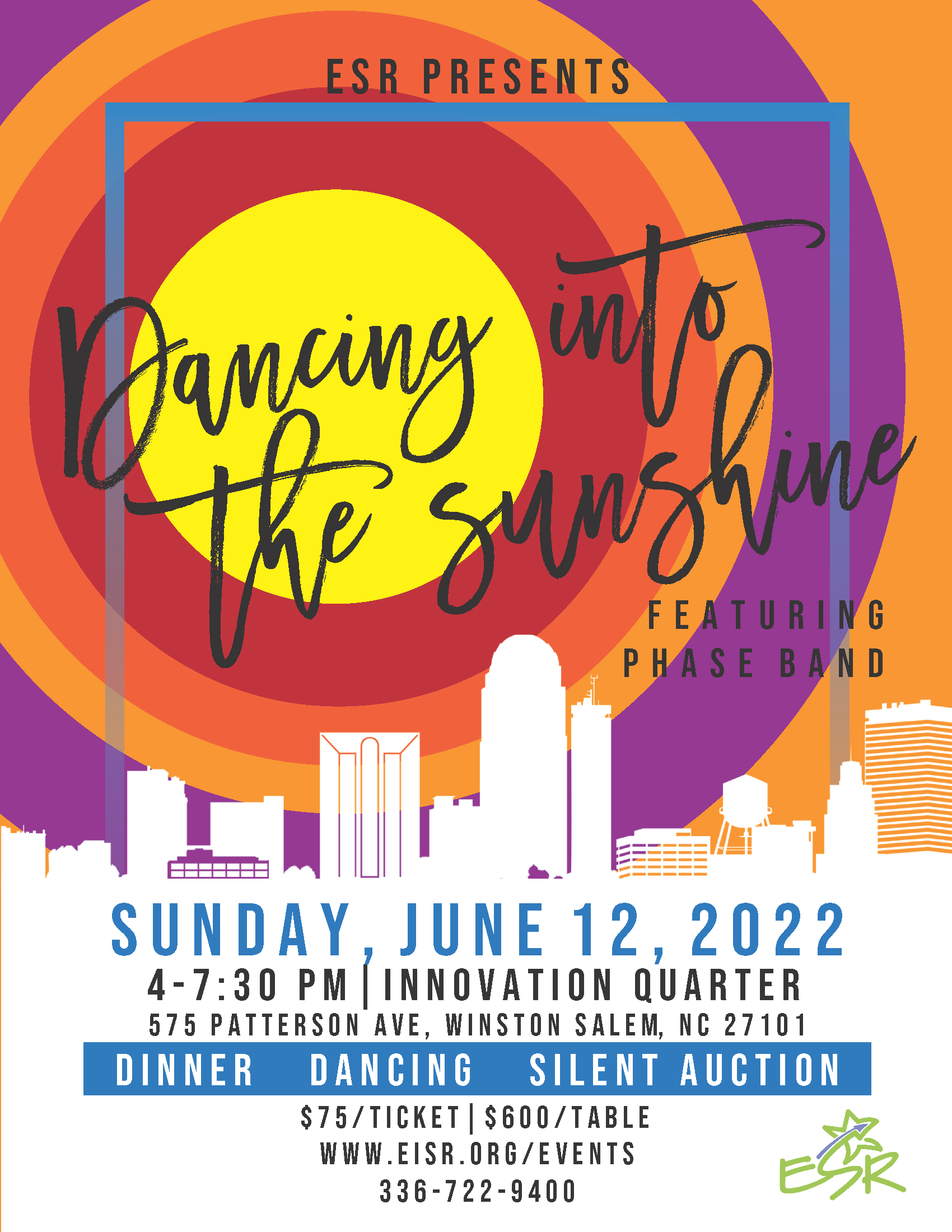 dancing into the sunshine flyer